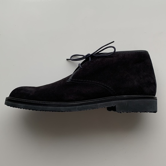 Ermenegildo Zegna Navy Suede Chukka Boot - Picture 7 of 16